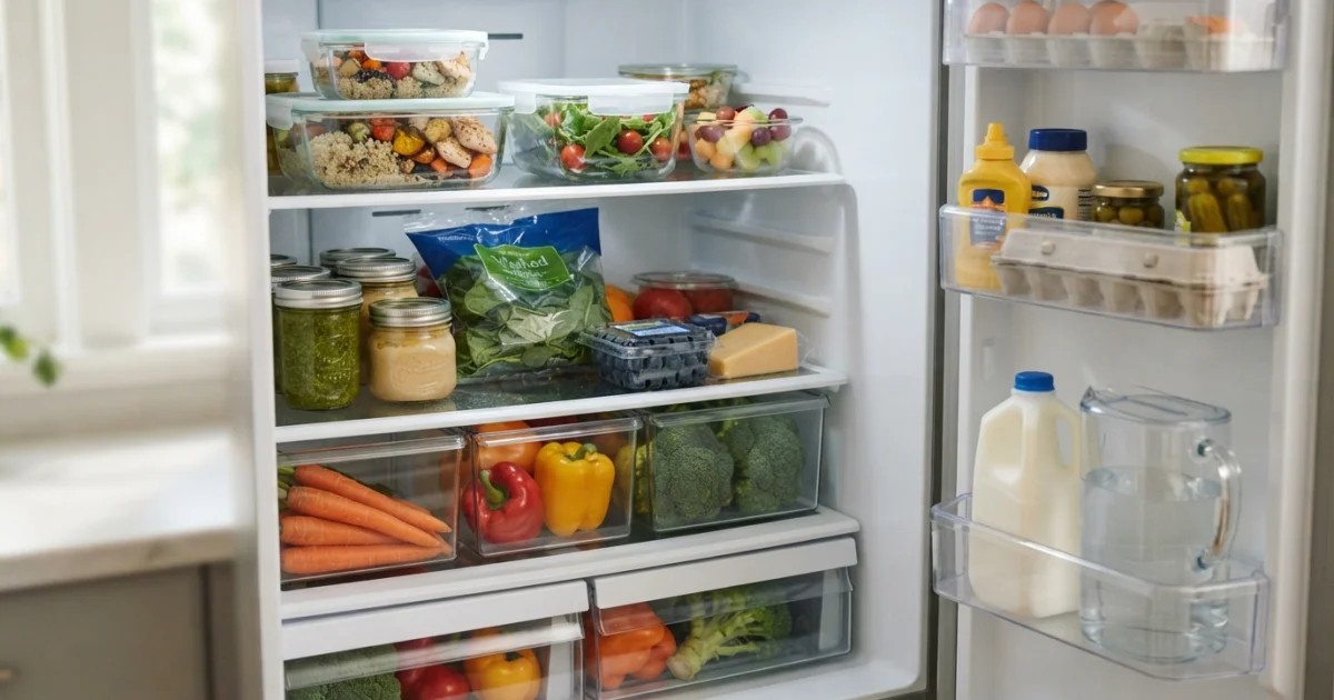 Como organizar a geladeira para a comida durar melhor na rotina