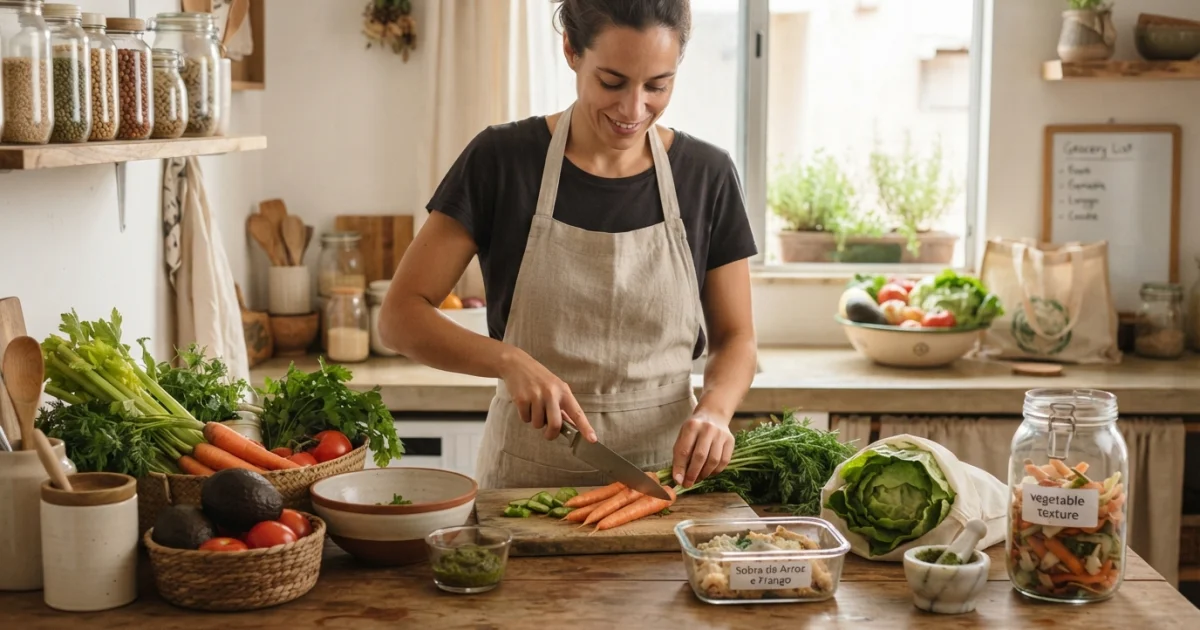 Como reduzir o desperdício de alimentos em casa com uma rotina simples