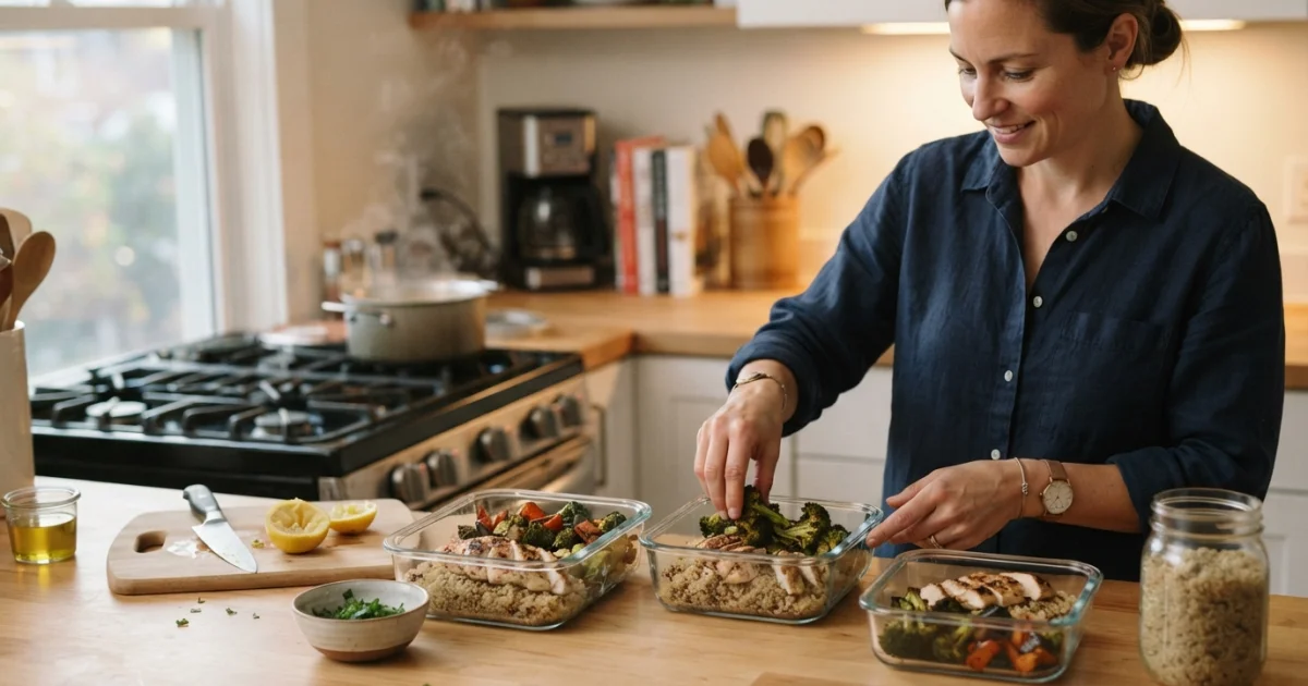 Cozinha prática para quem trabalha fora: como comer melhor sem cozinhar todo dia