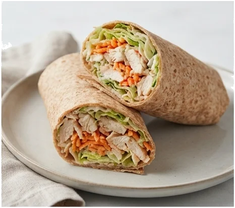 Sanduíches e wraps bem estruturados