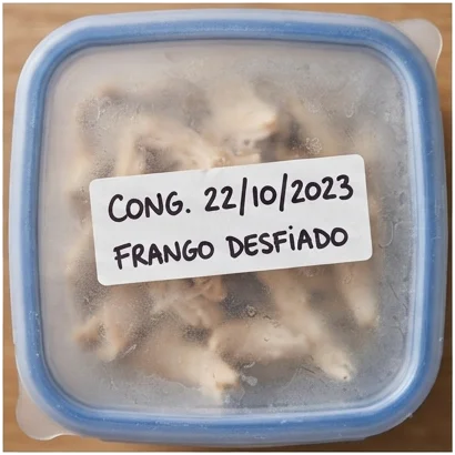 Tabela de conservação e formas de uso para a semana